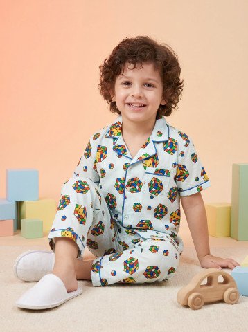 DTD Kids Unisex Night Wear Set