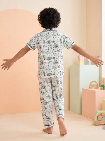 DTD Kids Unisex Night Wear Set